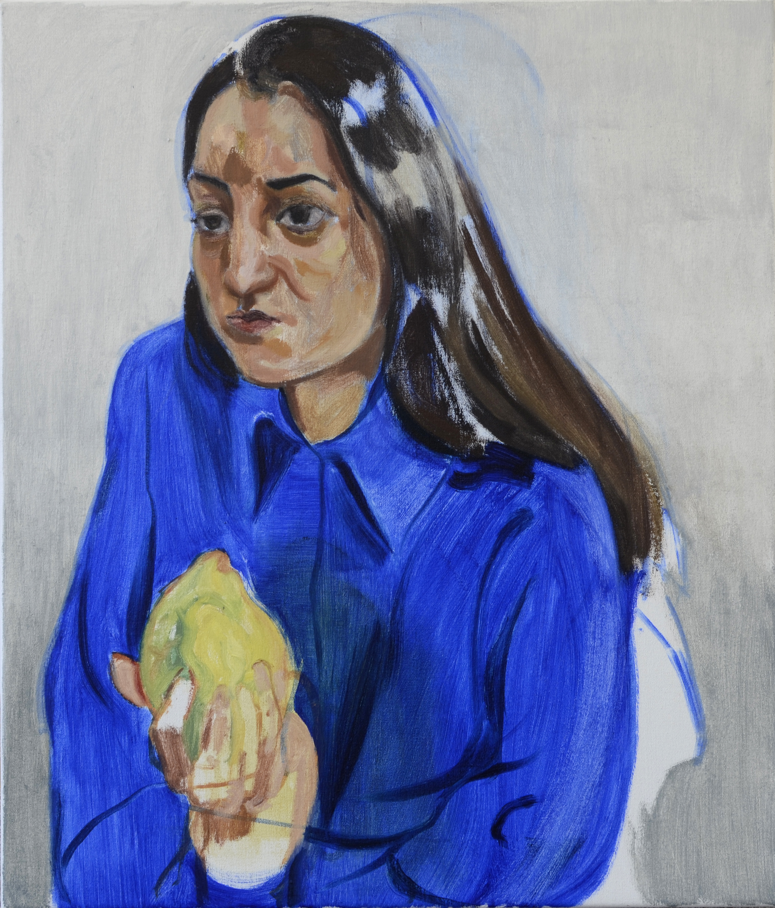 Meisje met blauw hemd - Klaas Op De Beeck 2018